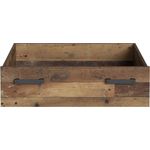 FORTE Clif Rollschublade für Bett, Holzwerkstoff, Braun, 84,1 x 24 x 67,4 cm