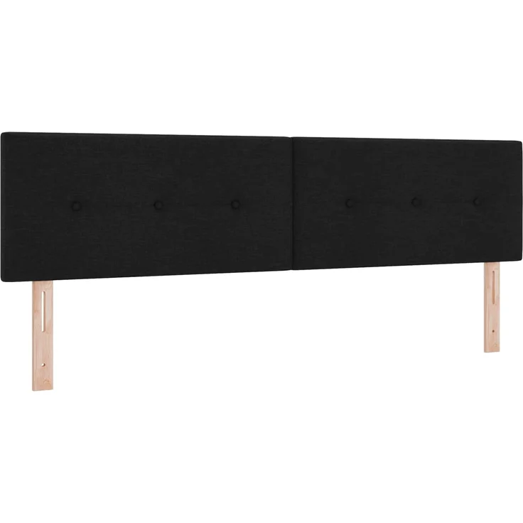 vidaXL LED-Speicherbett mit Matratze Schwarz 180 x 200 cm Stoff 3459080 – Bild 5