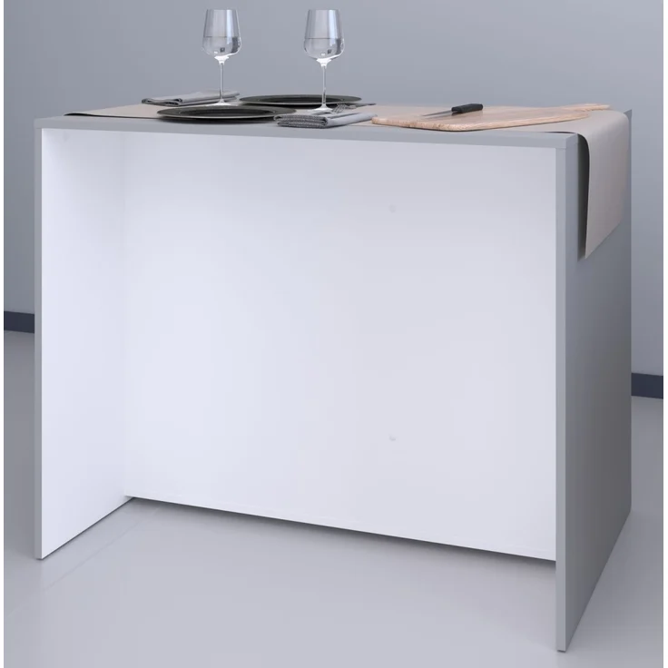 Parisot Küchenschrank Set 2-tlg. Malice in Beton grau und weiß – Bild 4