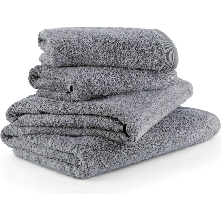 Möve Handtuch Set Superwuschel, Walkfrottee (Set, 4-St), Handtücher Set mit Bordüre, 100% Premium Cotton Baumwolle, weich
