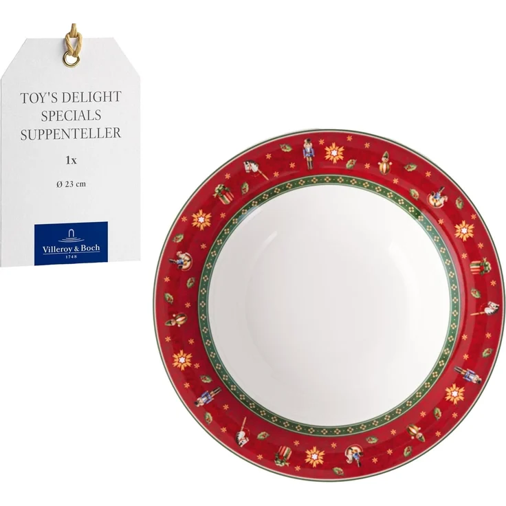 Villeroy & Boch Toy's Delight Suppenteller ø 23 cm Rot – Bild 1