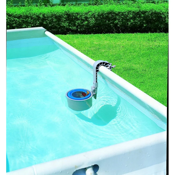 Bestway Poolpflege-Set | Einhängeskimmer für Filteranlagen ab 2.006 l/h & Dosierschwimmer Ø 16,5 cm | zur Oberflächenreinigung & Chemikaliendosierung | ideal für den Pool geeignet – Bild 3