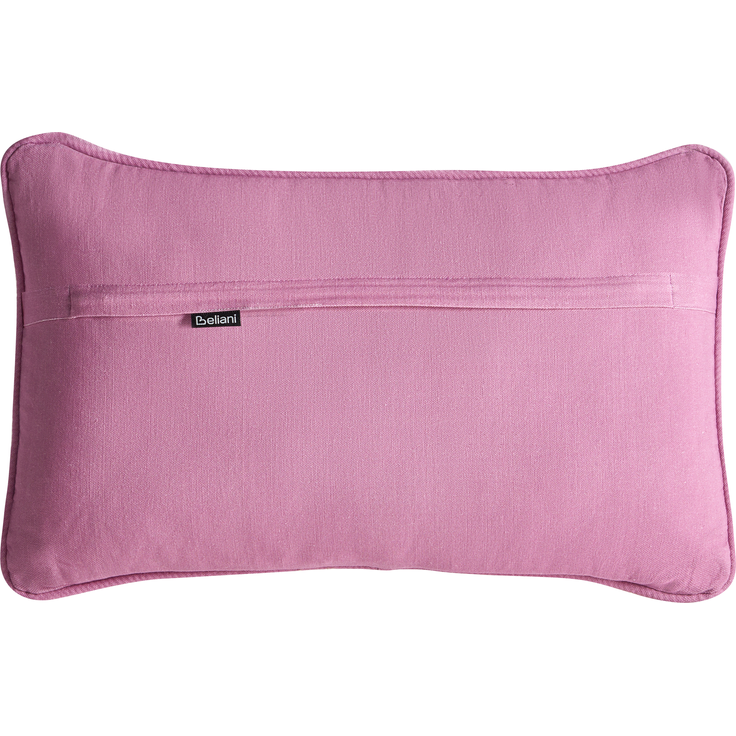 Dekokissen 2er Set MADHUCA Baumwolle 30 x 50 cm Weiß Blumenmuster – Bild 7