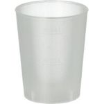 40 Mehrweg-Gläser für Schnaps PP 4 cl Ø 4,3 cm · 5,2 cm satiniert, unzerbrechlich