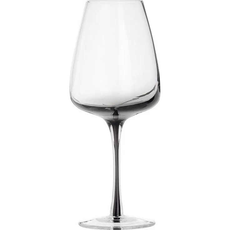 Broste Copenhagen Weissweinglas SMOKE klar/grau 0,4 l 4er Set