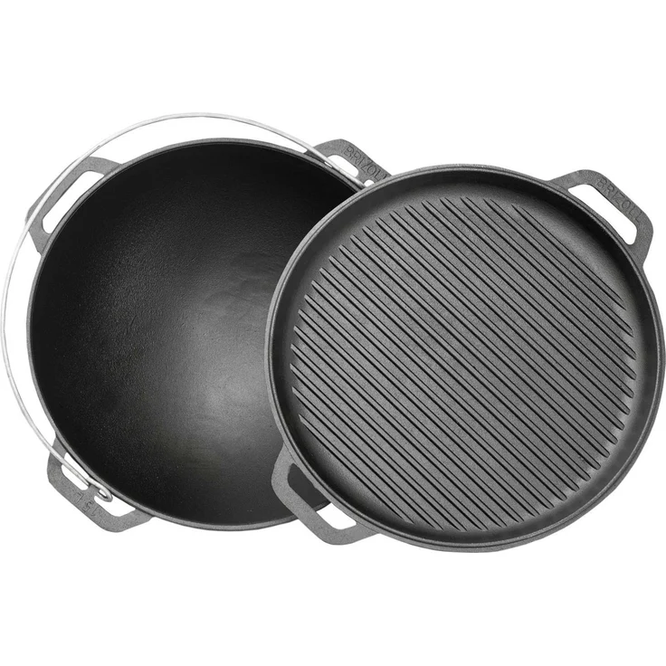 Ø36 Uchag 2mm stahl Utschak Utschag Campingofen 10L Gusseisen Kazan mit Gusseisen Deckel-Grillpfanne Kasan Feuerstelle Feldküche Außenküche Eintopfofen Gulaschkanone – Bild 6