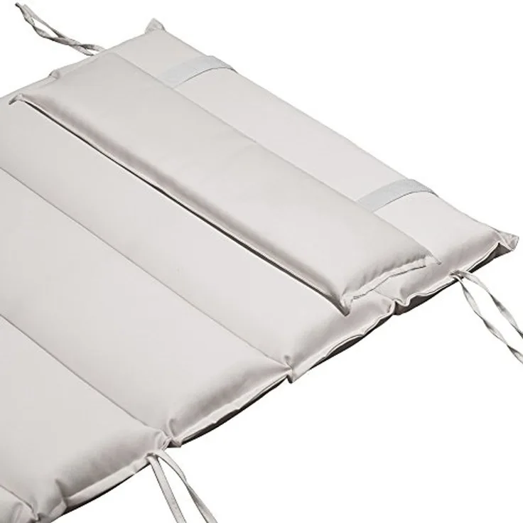 Deuba 'Detex' Liegenauflage wasserabweisend, Polyester, Beige, 177 x 58 x 7 cm