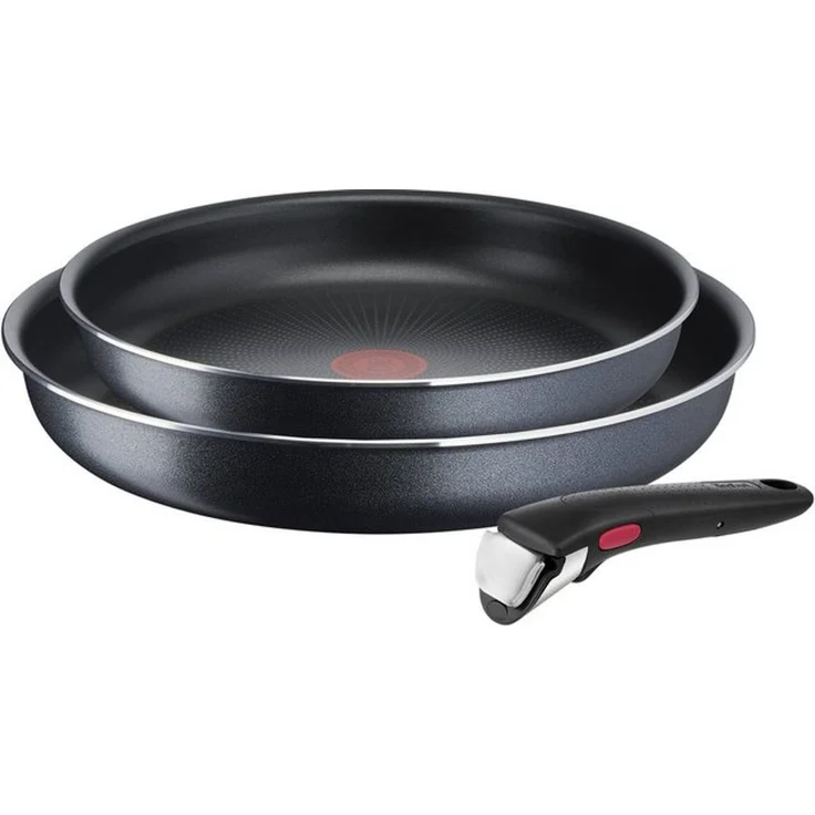 Tefal Pfannen-Set Ingenio XL Force, Pfannenset abnehmbarer Griff, Antihaftversiegelung, Aluminium (Set, 3-tlg, 2x Pfannen Ø 24/28 cm, 1x abnehmbarer Griff, Made in France), stapelbar, einfache Reinigung, NICHT induktionsgeeignet, L15891 – Bild 4