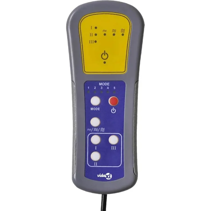 vidaXL Massagesessel Schwarz Stoff 4015608 – Bild 9