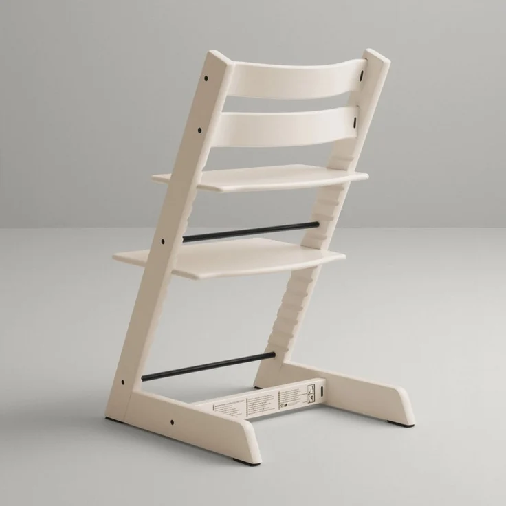 Stokke Hochstuhl TRIPP TRAPP Kinderhochstuhl, verstellbarer und mitwachsender Hochstuhl, Lebenslanger Begleiter am Esstisch – Bild 3