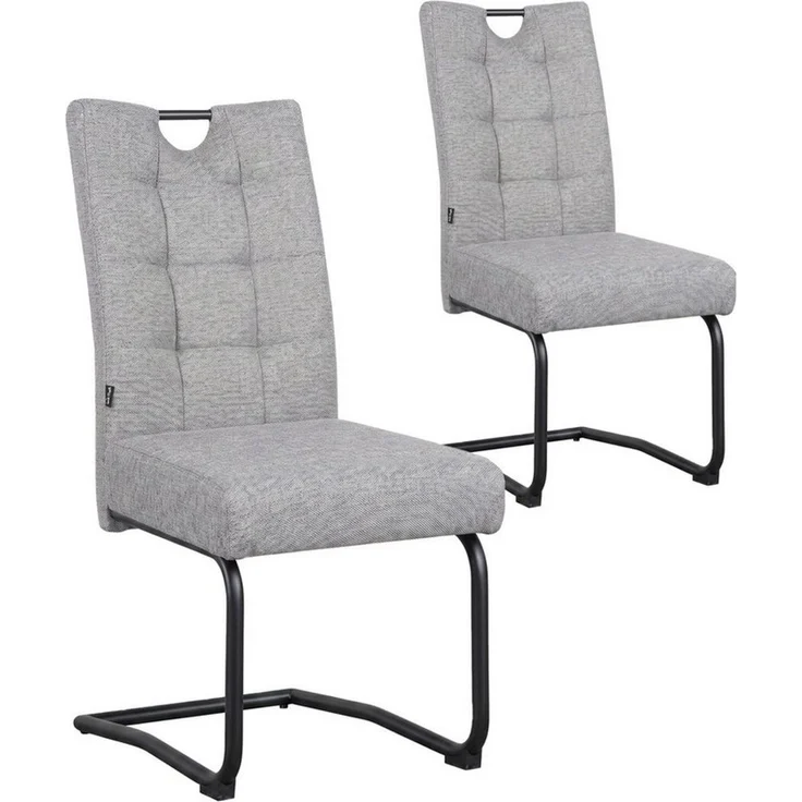 B&D home Freischwinger SOFIA (Set, 2 St), mit Taschenfederkern-Sitz und Griff, 140kg belastbar – Bild 1