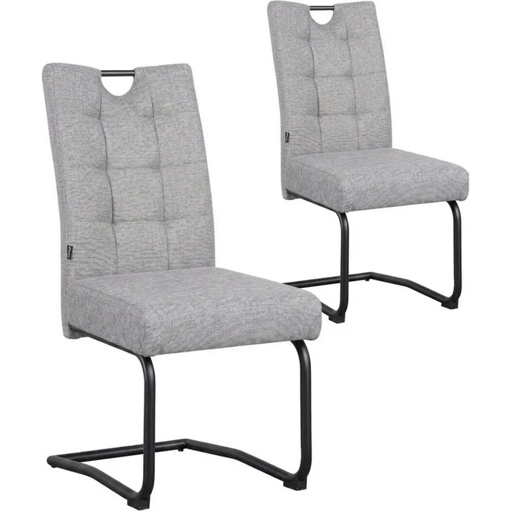 B&D home Freischwinger SOFIA (Set, 2 St), mit Taschenfederkern-Sitz und Griff, 140kg belastbar