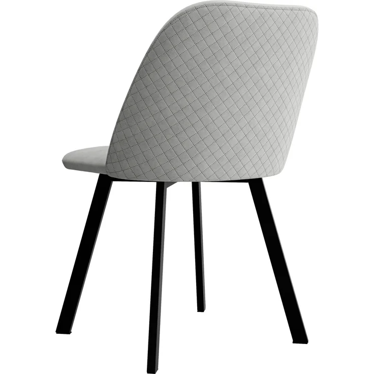 Mirjan24 Polsterstuhl K109 (Farbe: Uttario Velvet 2973 + Uttario Velvet U03 2973), 80 x 58 x 47 cm – Bild 3