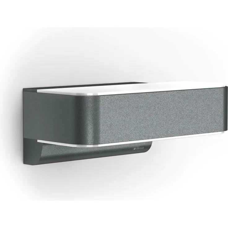 LED-Außenwandleuchte L 810 SC anthrazit, 160° Hochfrequenzsensor, Bluetooth, per App steuerbar, 9,8 W, 679 lm, Up-/Downlight warmweiß