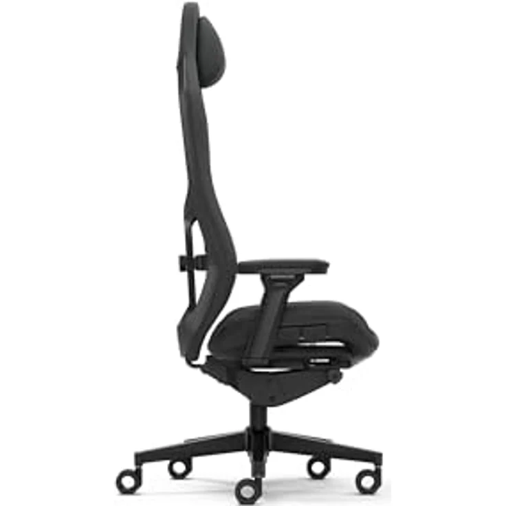 Fractal Design Refine Mesh Dark Gaming Chair - Ergonomic Office Desk Chair with 4D Adjustable Armrests, High-Back Support, Lumbar Cushion, and Breathable Mesh – Bild 3