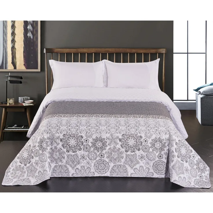 DecoKing Tagesdecke Tagesdecke Bettüberwurf Colors - Luxus Tagesdecke mit Wendedesign, Wendedesign