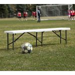 Lifetime Kunststoff Klappbank | Weiß | 29x183x42