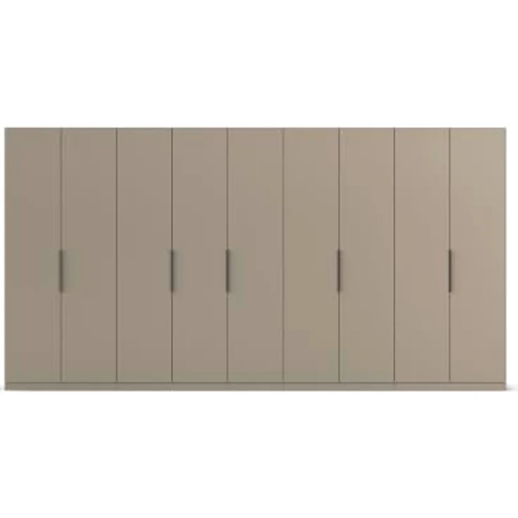 Rauch Möbel MYLORA, Kleiderschrank, Farbe Fango, Breite 405 cm | Schrank mit patentiertem Schnellmontagesystem, 9-türig, Zubehör Comfort, für Schlafzimmer, Ankleidezimmer, Garderobe – Bild 11