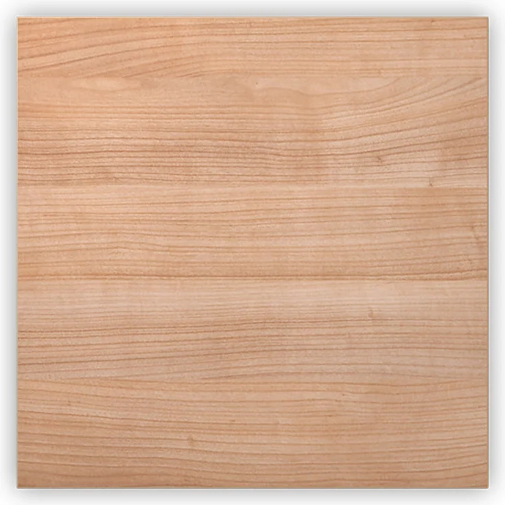 bümö Tischplatte 80x80 cm in Nussbaum, Schreibtischplatte aus Holz, Holzplatte, Spanplatte kratzfest beschichtet, ABS-Kante, 120 kg Tragkraft für DIY Homeoffice Schreibtisch & mehr, PL-08-N