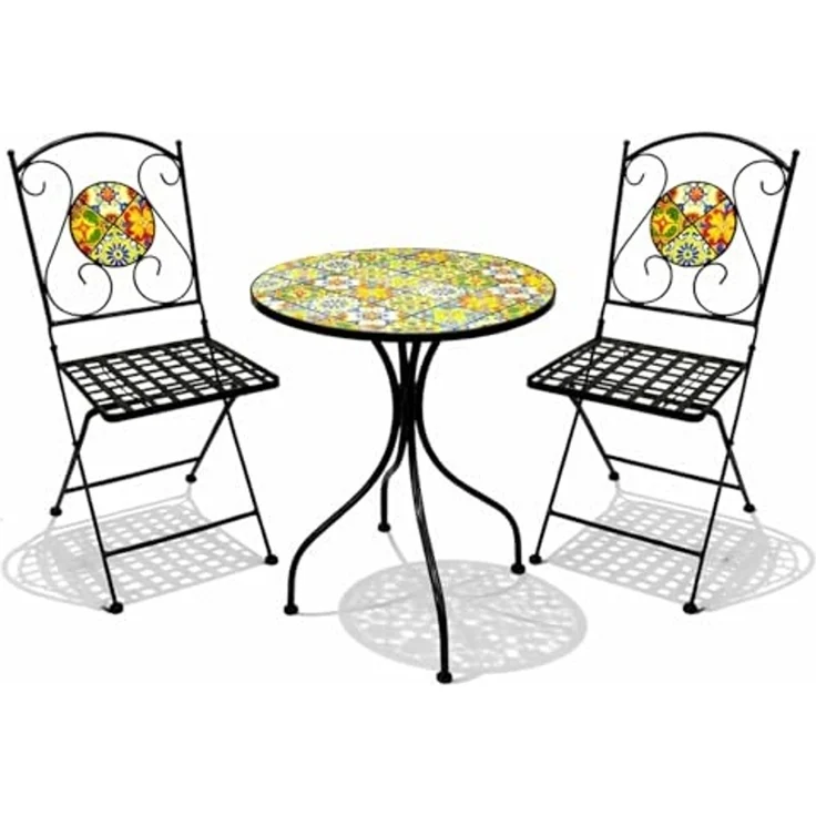 Mosaik Sitzgarnitur Set 3-teilig – Bild 2