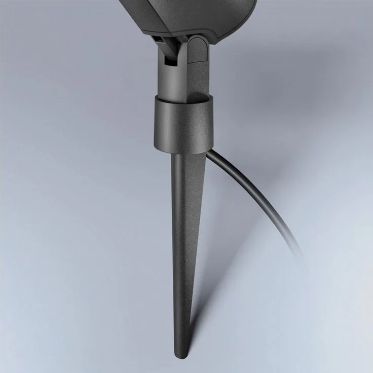 LED-Außenstrahler Spot Garden anthrazit, 6,7 W Bodenstrahler mit Erdspieá, 512 lm Spotlight, inkl. GU10-Leuchtmittel, Aluminium