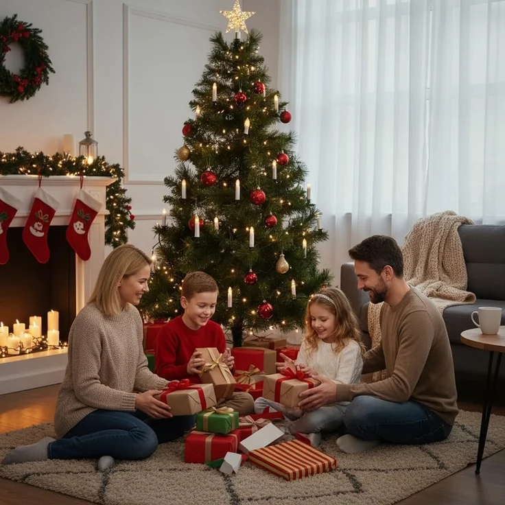 LED-Kerzenkette indoor, 25teilig, warmwhite Univer – Bild 9