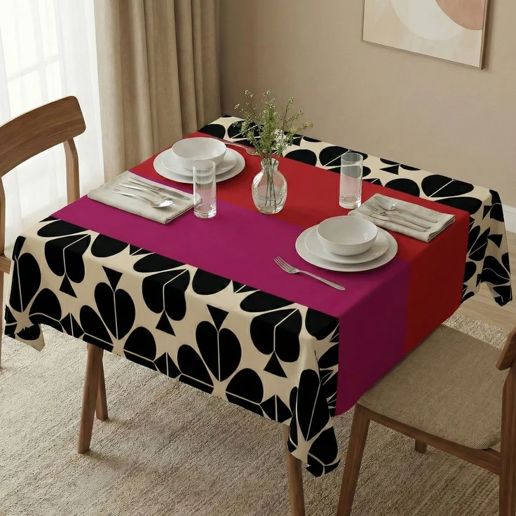 Hermia Concept 'Asr-tblclt25 -26 - 140 x 140' Tischdecke, Mehrfarbig, 140 x 140 cm – Bild 1