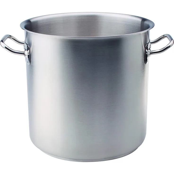 Agnelli Casserole haute en acier inoxydable 18-10 pour induction 24 cm