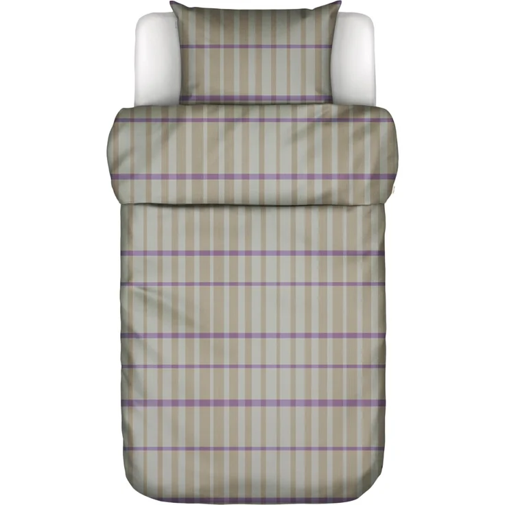 Marc O'Polo Bettwäsche Thori Forest Green Flanell 155 x 220 + 80 x 80 cm – Bild 1