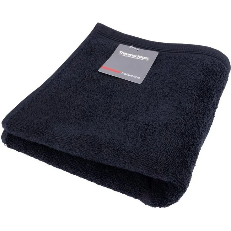 Traumschloss Frottier-Line, Frottier (1-St), Flauschig weich & angenehm zur Haut, 1x Badehandtuch, Schwarz, 70x140