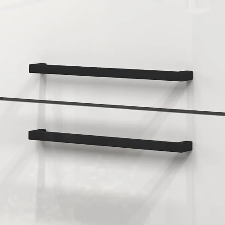 Dmora - Küchenschrank Quintino, Mehrzweckschrank, Küchenzeile Schrank, Multifunktionales Kühlregal, 100% Made in Italy, 30 x 60 x 165 cm, glänzendes Weiß und Schiefer – Bild 9