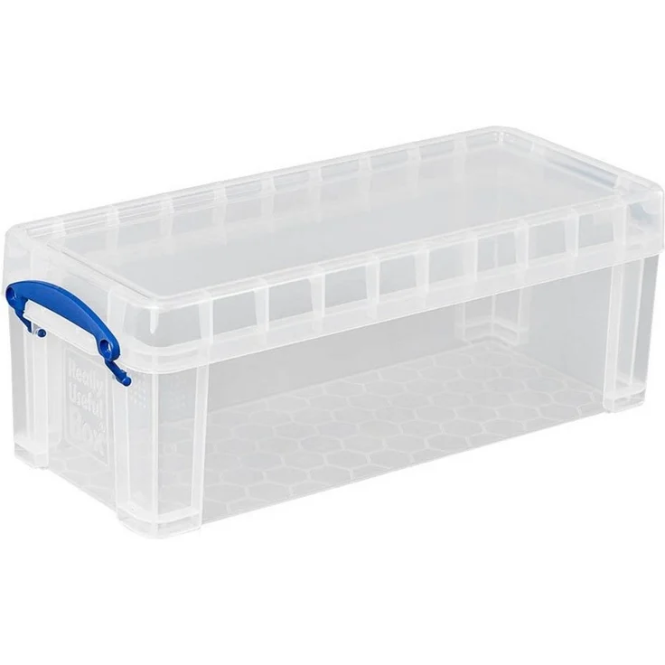 Really Useful Box Aufbewahrungsbox 6,5 l - 18,0 x 43,0 x 16,0 cm transparent – Bild 4