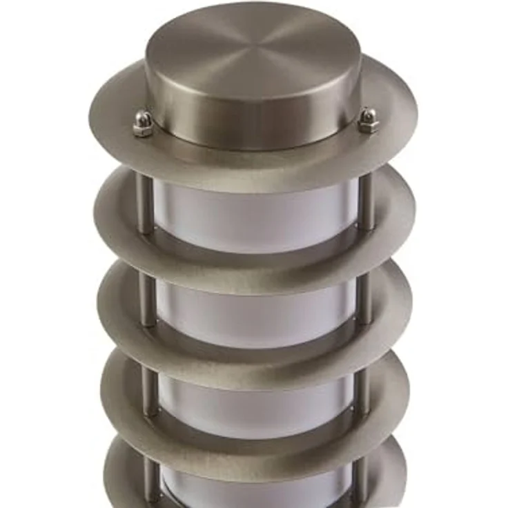 Lindby Außen-Stehlampe Hanja, Edelstahl Alu IP54mit Bewegungsmelder, 1 x 15 W LED – Bild 7