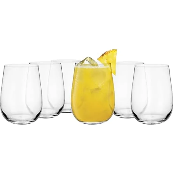 6 Trinkgläser 430ml Wassergläser Saftgläser Longdrinkgläser Cocktailgläser
