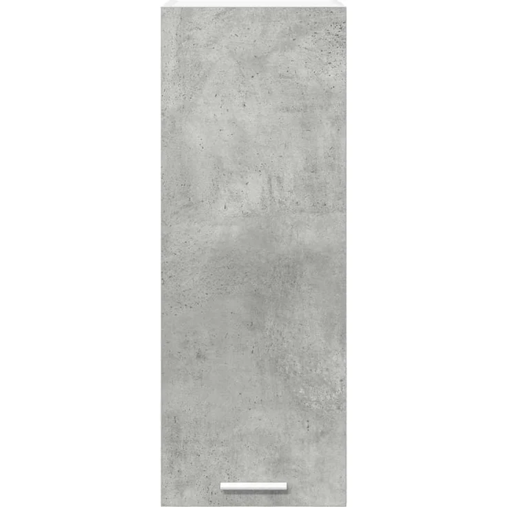 vidaXL Hängeschrank 2 stk. Betongrau und Weiß 30 x 31 x 80 cm 884249 – Bild 7