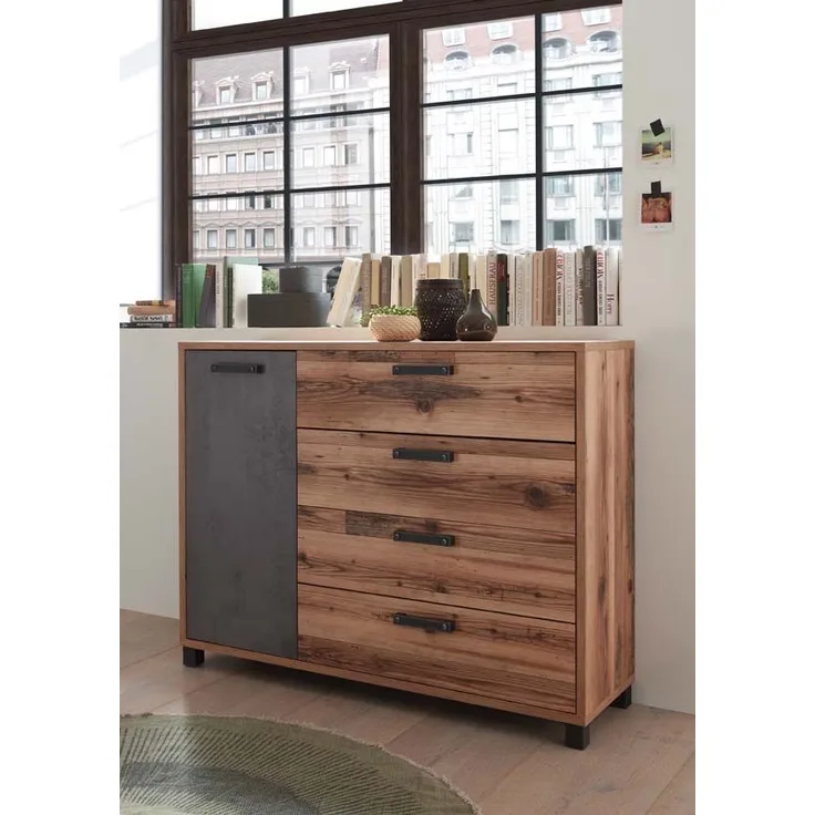Kommode >Donielle< in Alpine Lodge - 125x96x38cm (BxHxT)