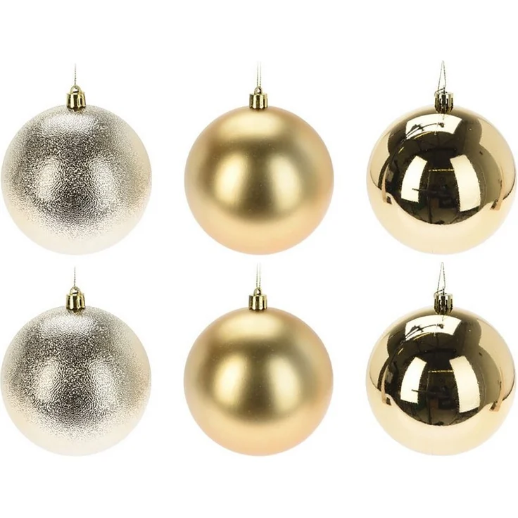 Annastore Weihnachtsbaumkugel Weihnachtskugeln aus Kunststoff zum Hängen - Wetterfest Outdoor, Christbaumkugeln für draußen, Weihnachtkugeln – Bild 2