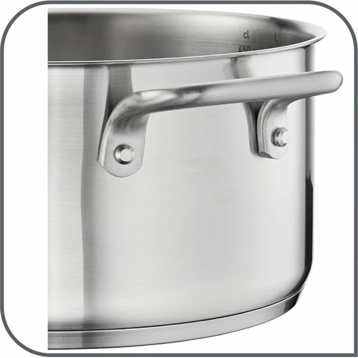 Tefal Virtuoso Topfset, 7-tlg, Kochtopf, Topf, Stielkasserolle, Induktionsgeeignet, Edelstahl, E492S7 – Bild 4