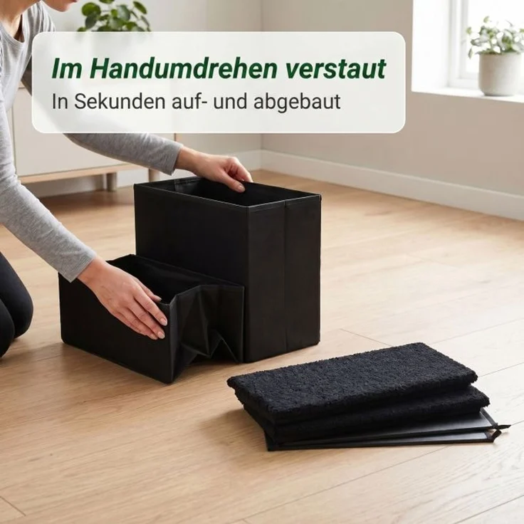 Relaxdays Faltbare Hundetreppe mit Stauraum – Bild 6
