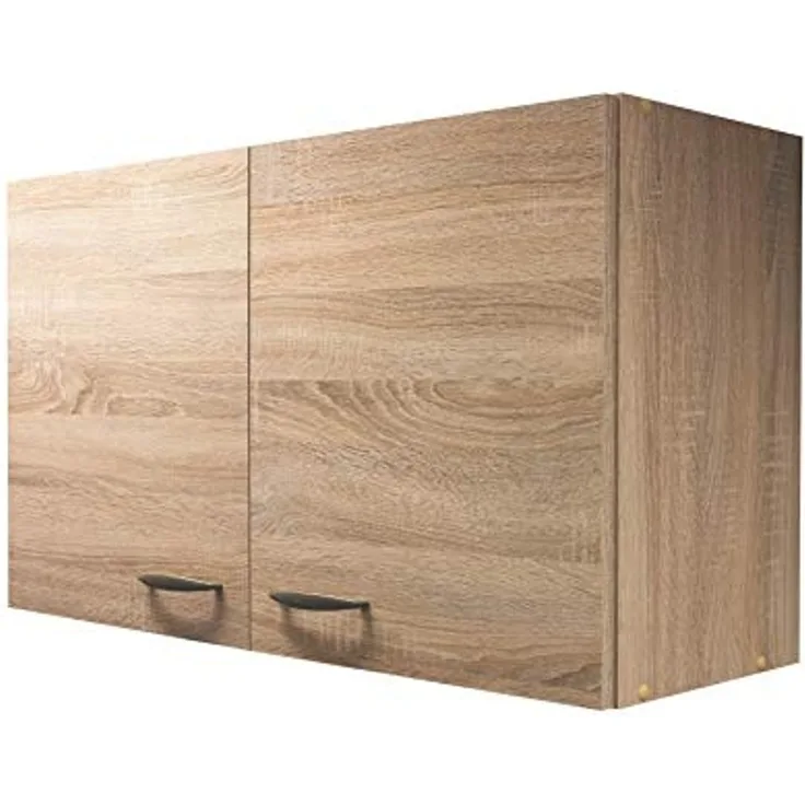 Flex-Well Küchen-Hängeschrank HERNE - Oberschrank - 2-türig - Breite 100 cm - Eiche Sonoma