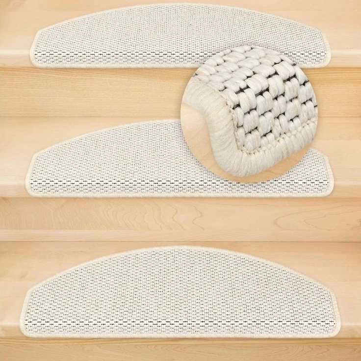Metzker® Stufenmatte Stufenmatten Göteborg Halbrund, halbrund, Höhe: 8 mm, 15 Stück - Hellbeige – Bild 4