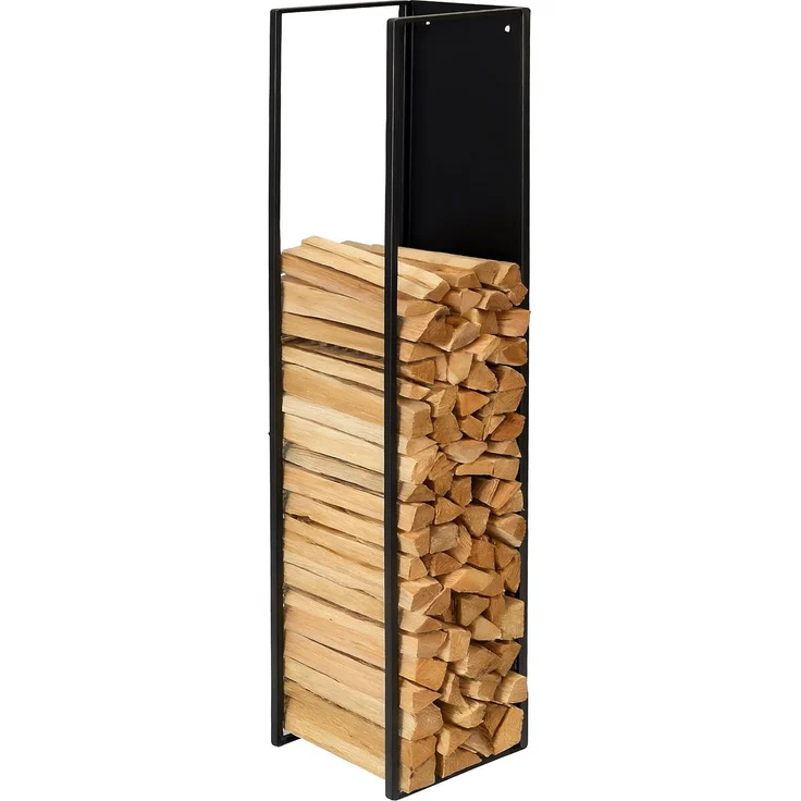 Relaxdays Kaminholzregal Wandmontage – Bild 1