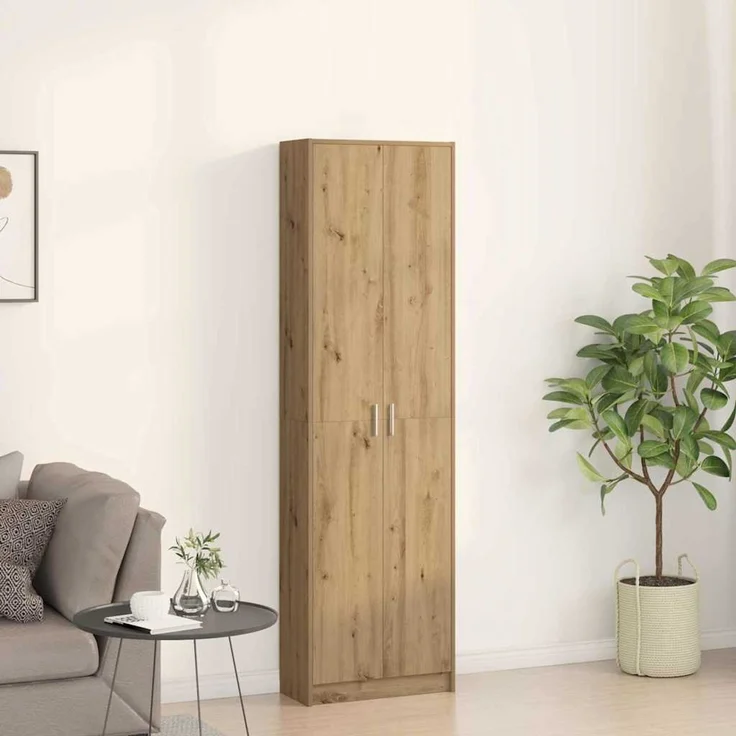 vidaXL Kleiderschrank Artisan-Eiche 55 x 25 x 189 cm 3334016 – Bild 4