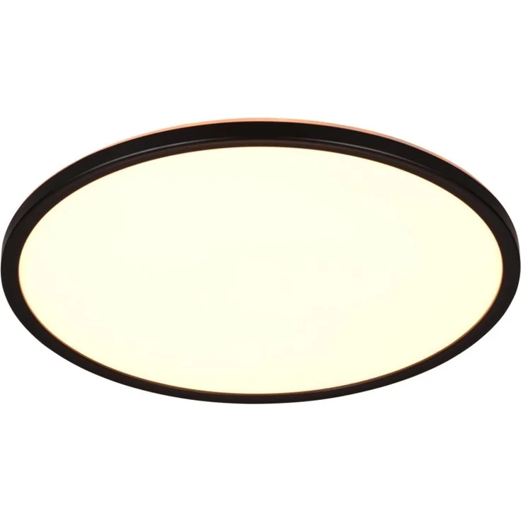 Reality LED-Deckenleuchte Emra Ø42 cm schwarz matt Memory Funktion – Bild 3
