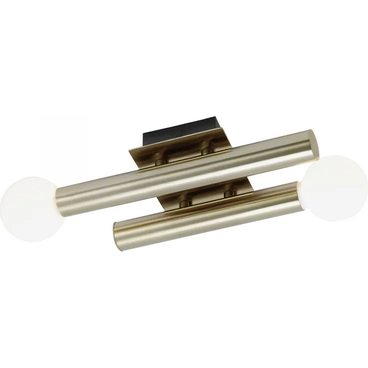 Brilliant Leuchten No. 90054-31 Wandleuchte Lucky 2-flammig G9 messing antik