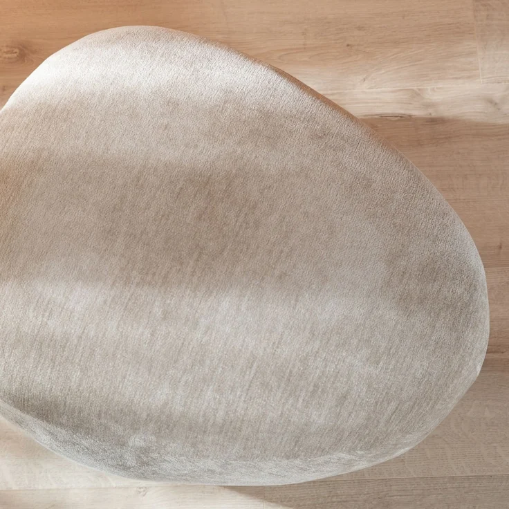 Bronx71 Hocker Fenna Samt beige – Bild 6