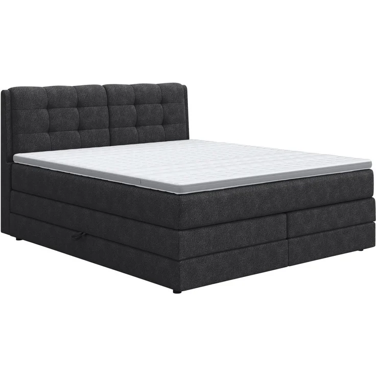 COTTA Boxspringbett Fort II, in verschiedenen Breiten erhältlich - auch als Familienbett!, inkl. Bettkasten und Topper – Bild 1