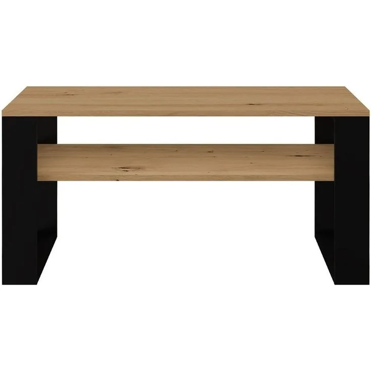 TOPESHOP COUCHTISCH MODERN Laminierte Spanplatte Weiß 58x90x50 cm (H 50 x T 58 x B 90 cm)