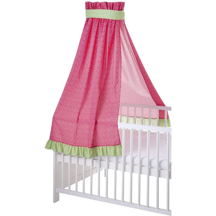 Julius Zöllner Bett-Set Sweet Heart inkl. Bettwäsche, Himmel und Nestchen