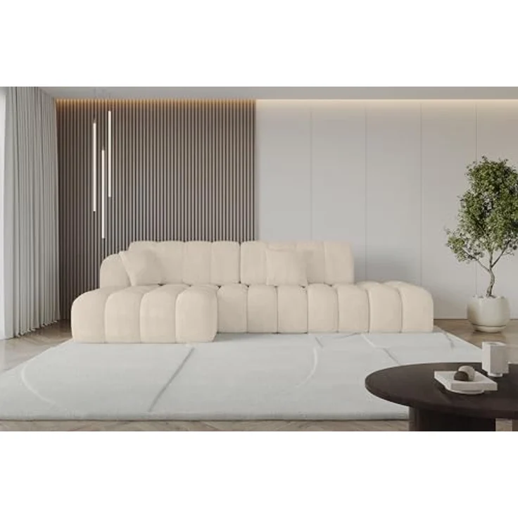 ALTDECOR Ecksofa OLEA-L2-S, L-Form Couch mit Schlaffunktion und Bettkasten, modernes Polstersofa für Wohnzimmer, rechteckig – Bild 9